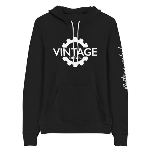 Vintage Rebel hoodie black