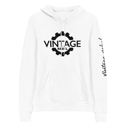 Vintage Rebel hoodie white