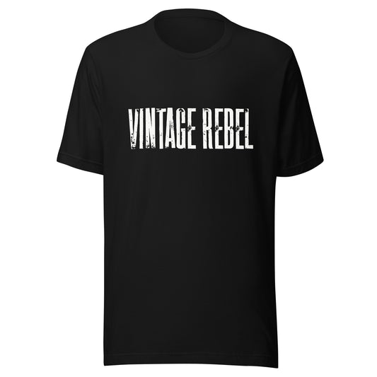 Vintage Rebel tee black
