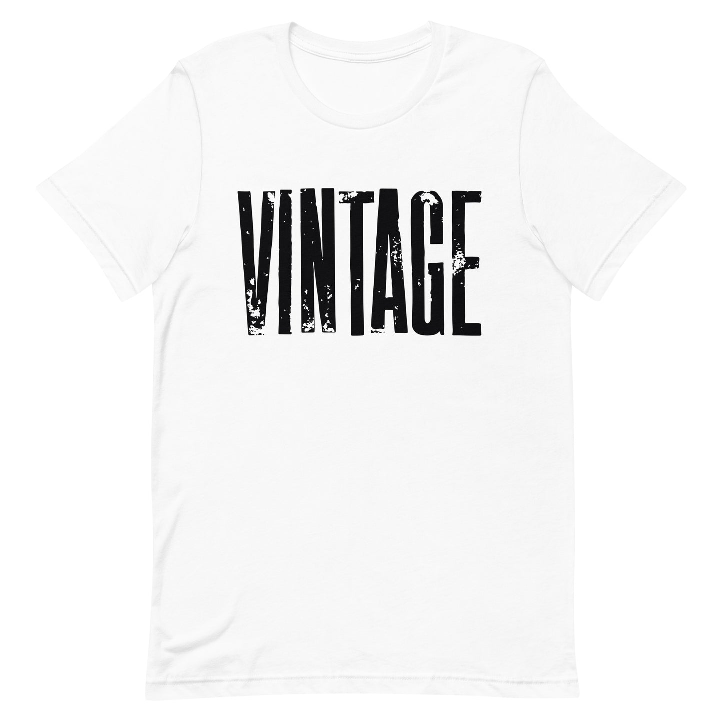 Vintage Distressed Tee Shirt White