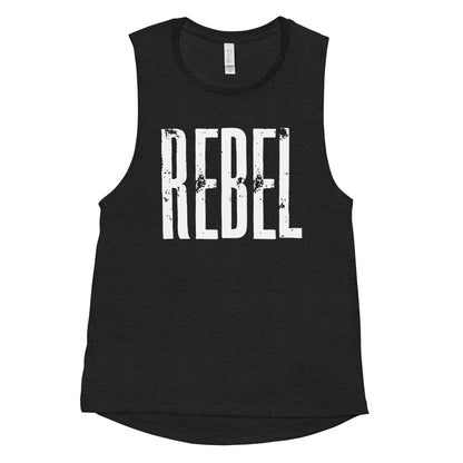 Rebel Women Muscle Tank Black